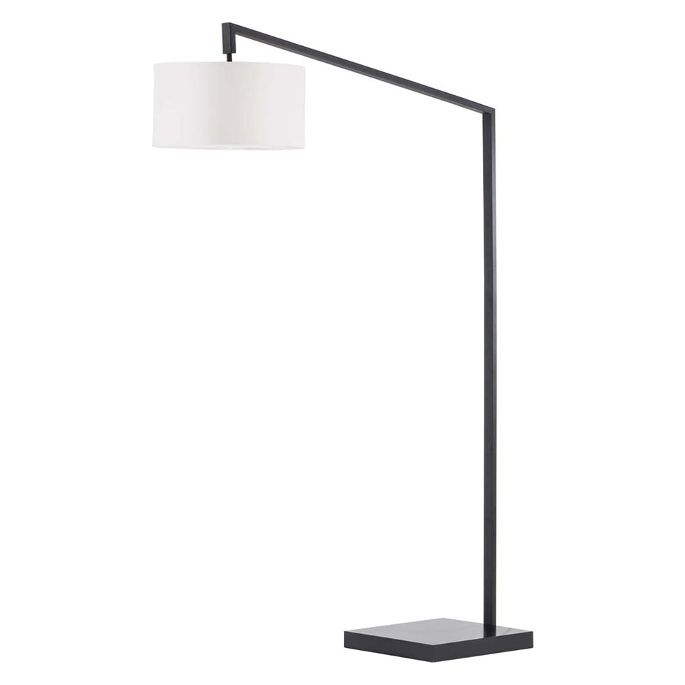 Nova Of CA - Stretch Chairside Arc Floor Lamp Matte Black 75" Height