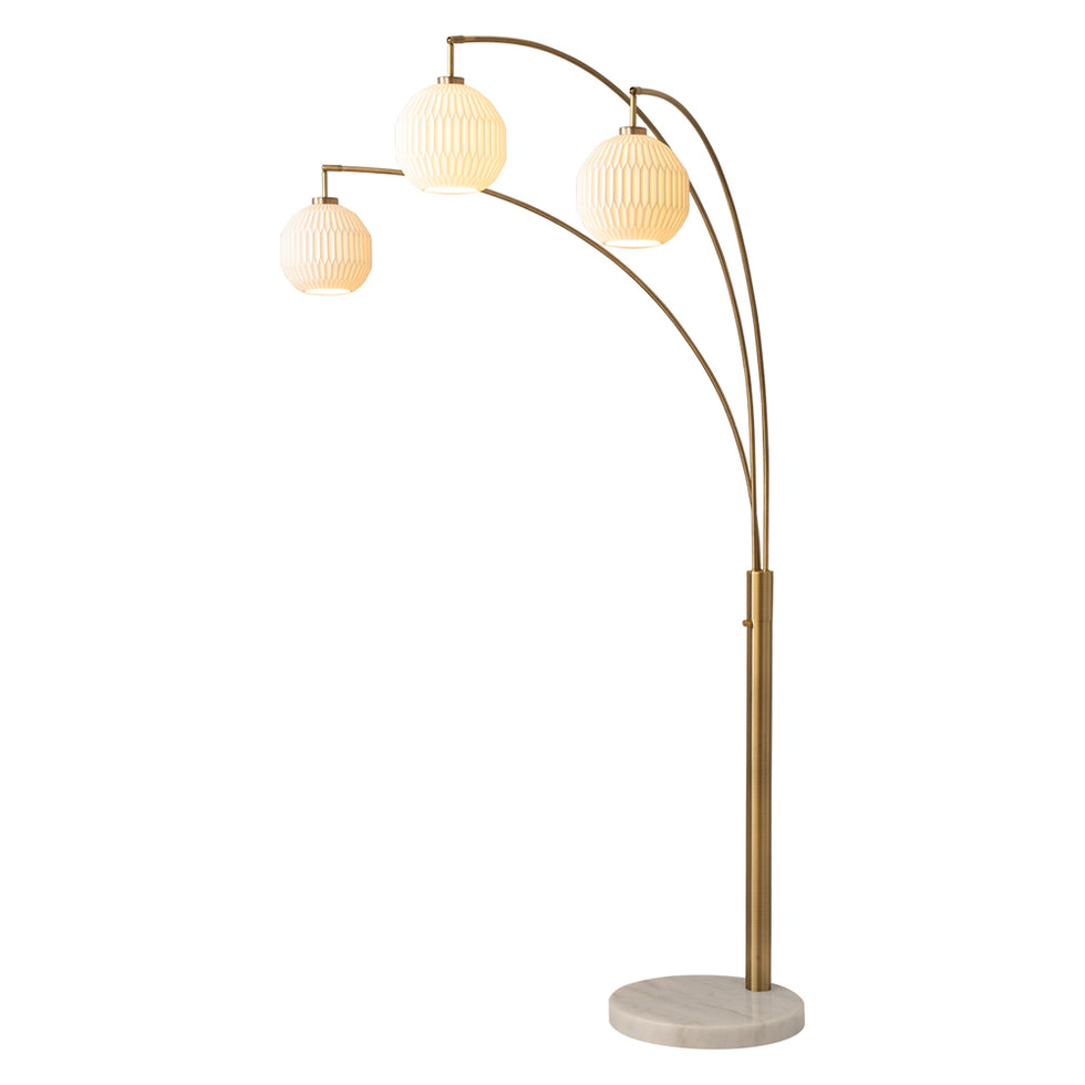 Nova Of CA - Moraga 3 Light Arc Floor Lamp