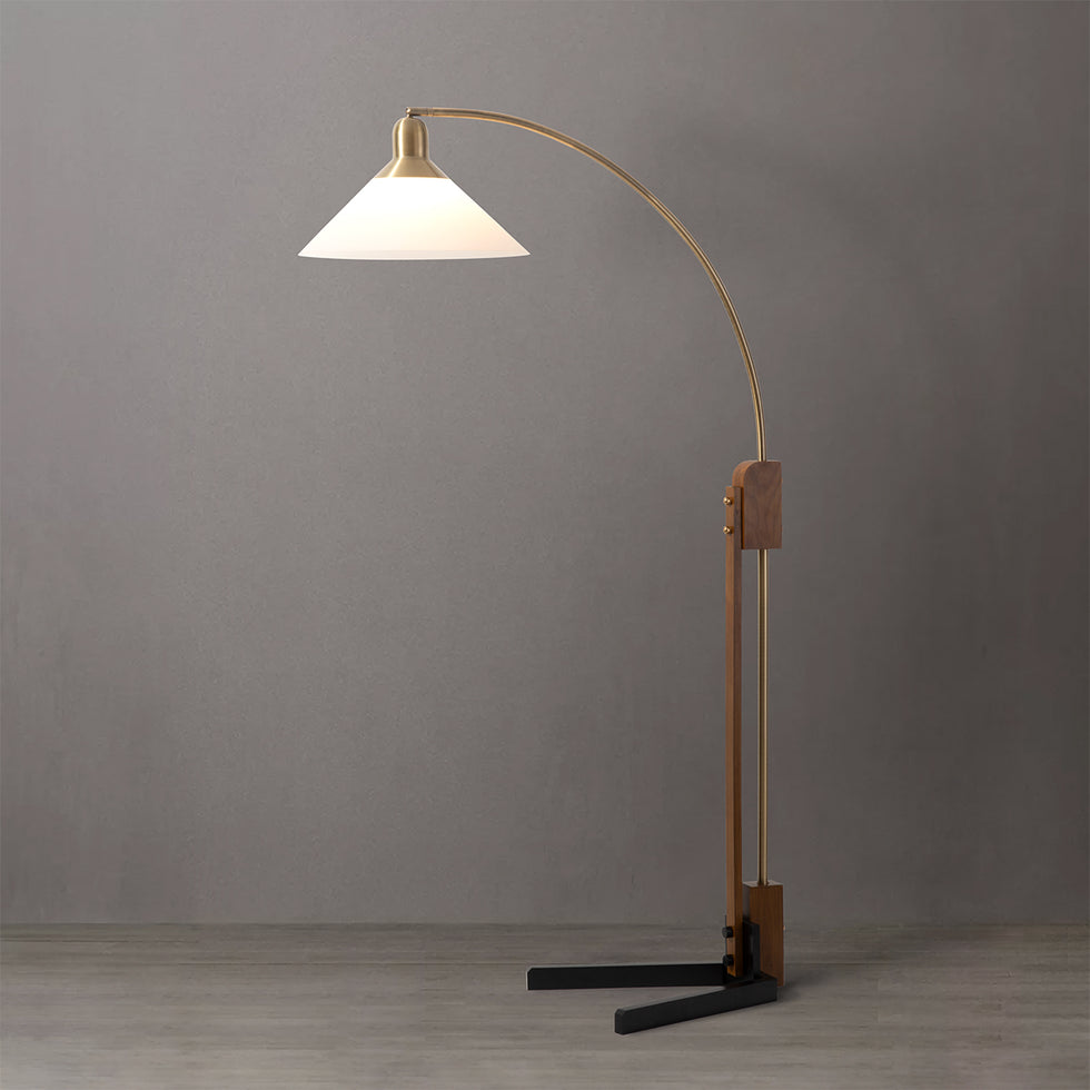 Nova Of CA - Melmar Chairside Arc Floor Lamp