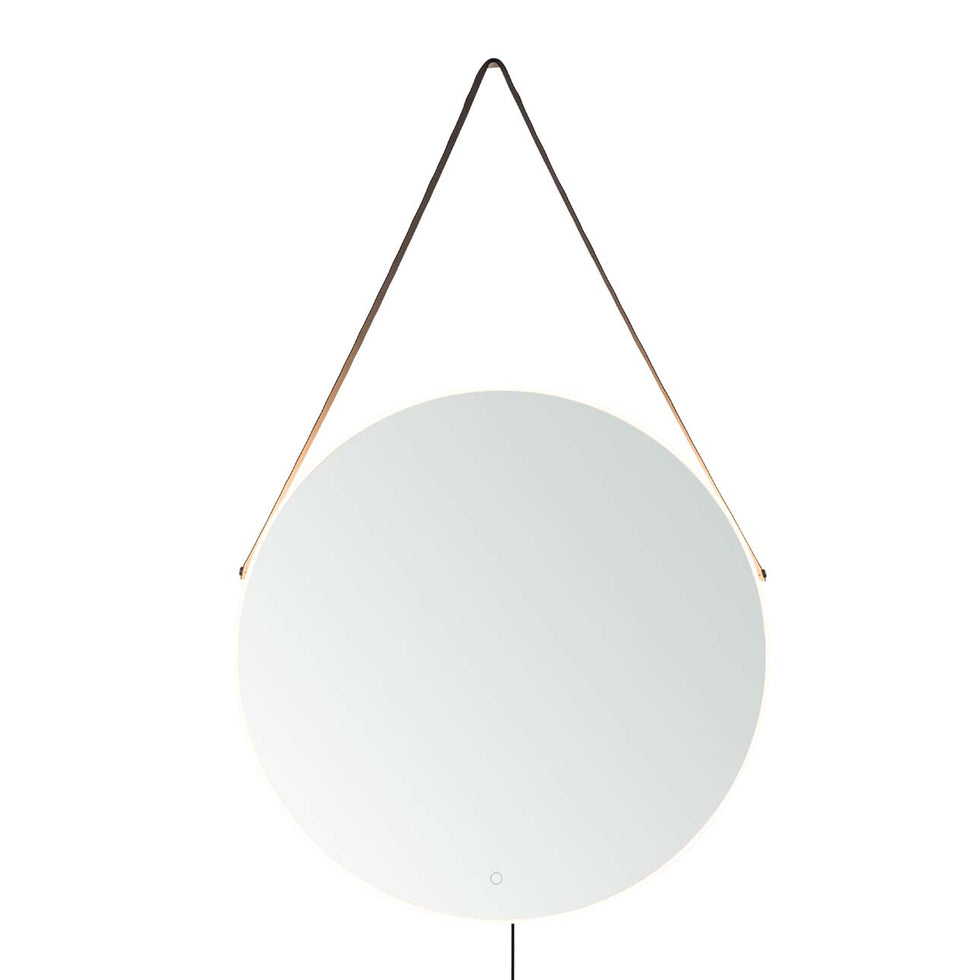 Nova Of CA - Aurora Round Backlit LED Wall Mirror
