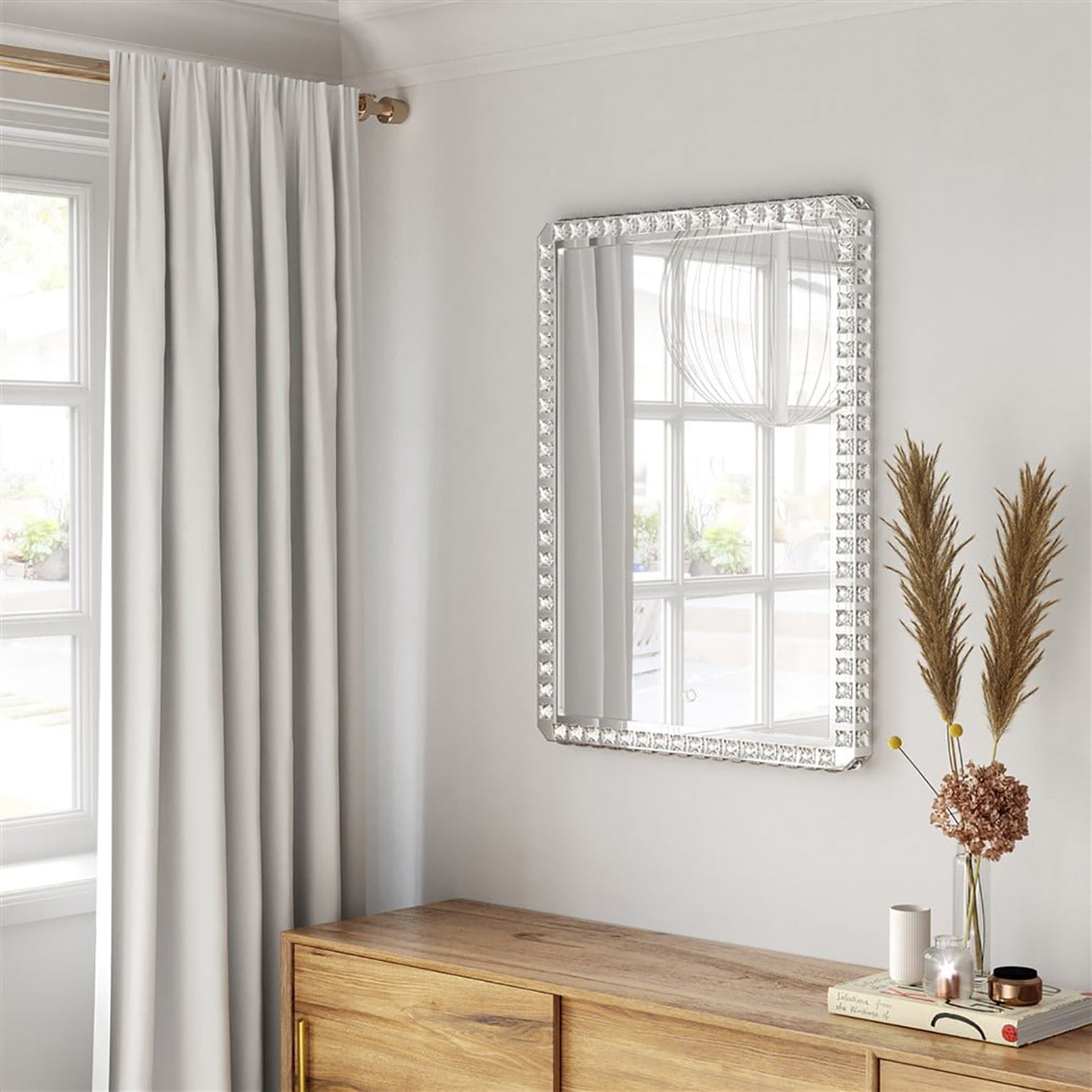 Nova Of CA - Marilyn Illuminated Rectangular Wall Mirror