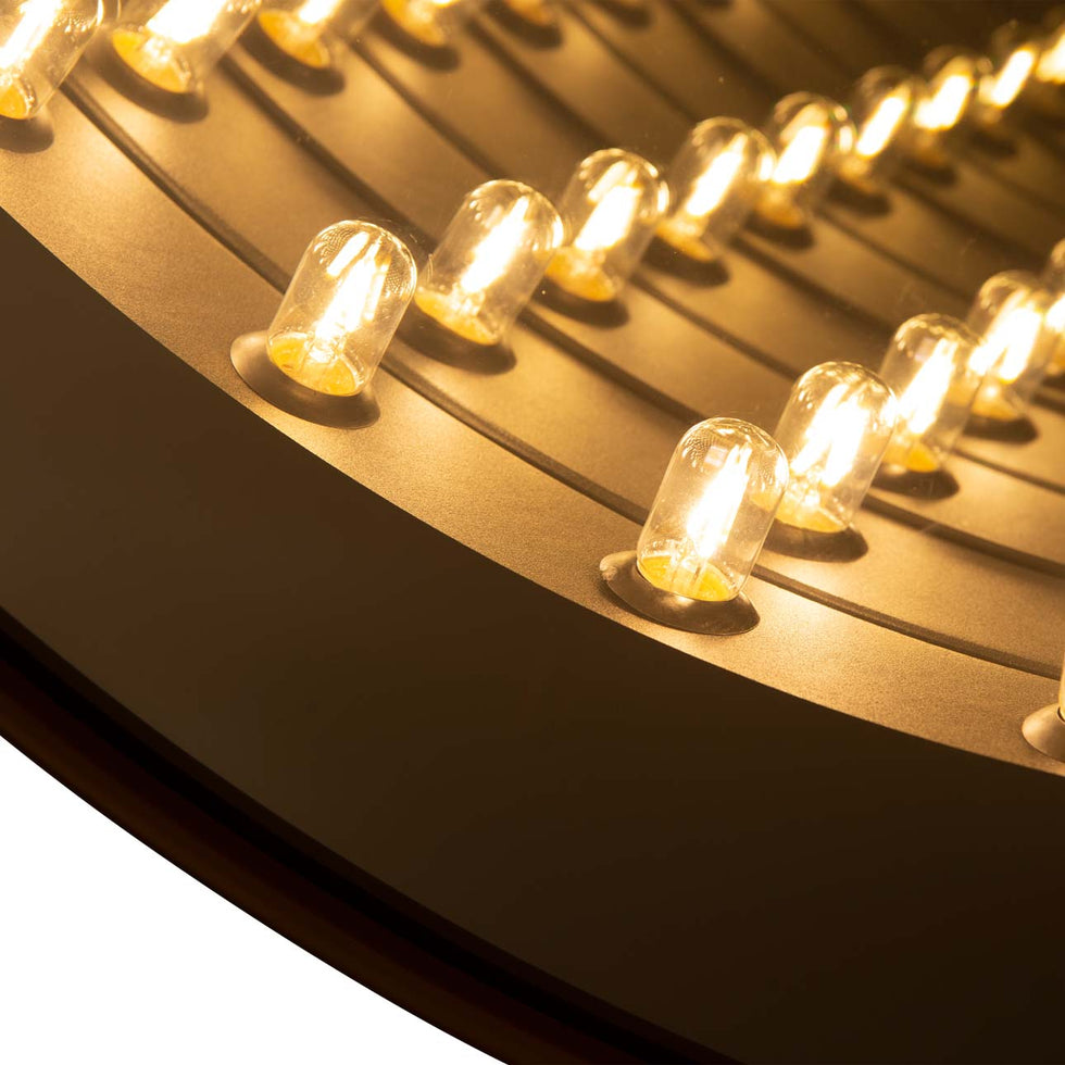 Nova Of CA - Interlace Backlit LED Wall Mirror