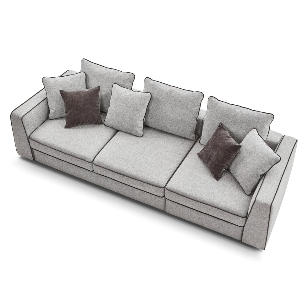 ROSHE - Cartier Straight 3-Seater Sofa