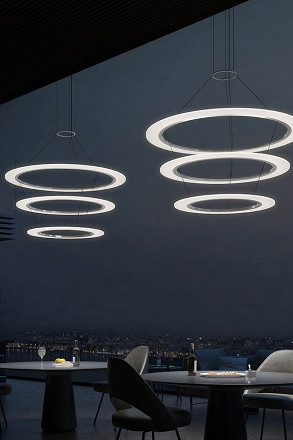 Sonneman - Arctic Rings LED Chandelier