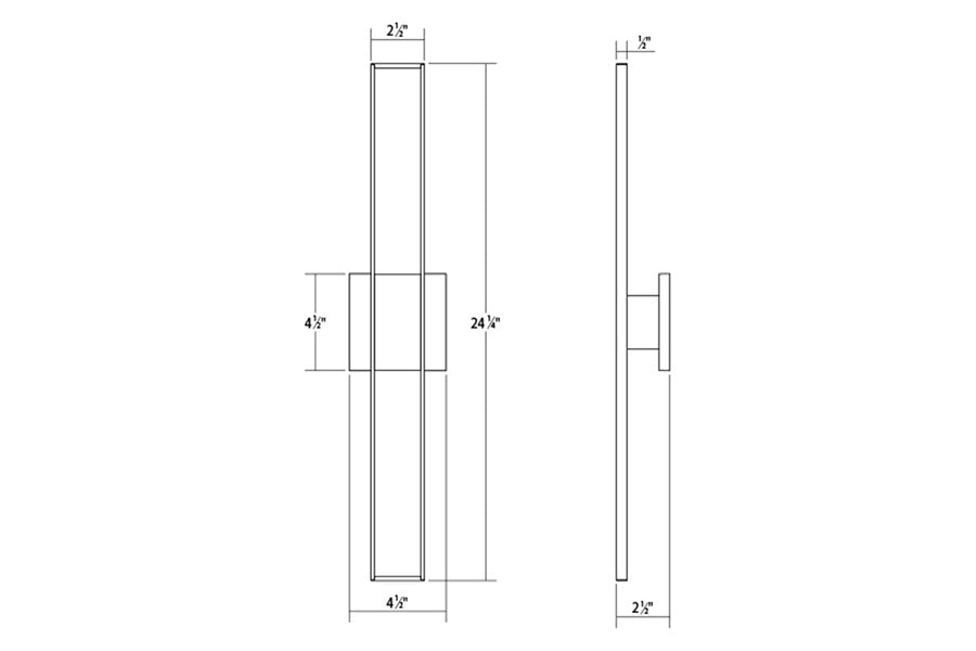 Sonneman - Planes LED Double Sconce
