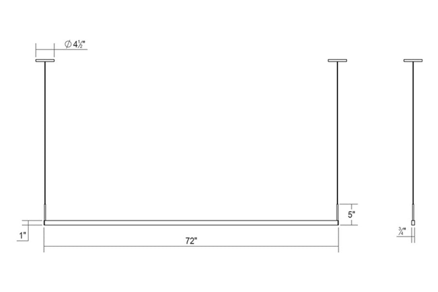 Sonneman - Thin-Line LED Pendant