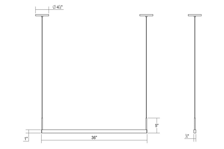 Sonneman - Thin-Line LED Pendant