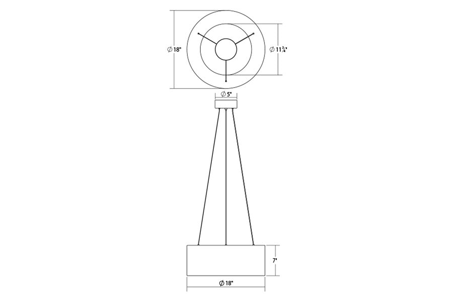 Sonneman - Tromme LED Pendant