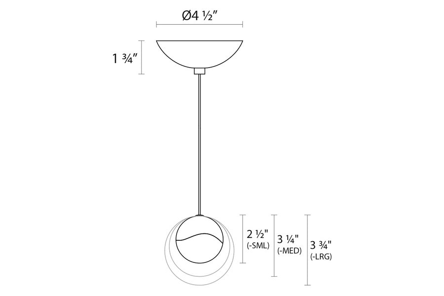 Sonneman - Grapes LED Single Pendant