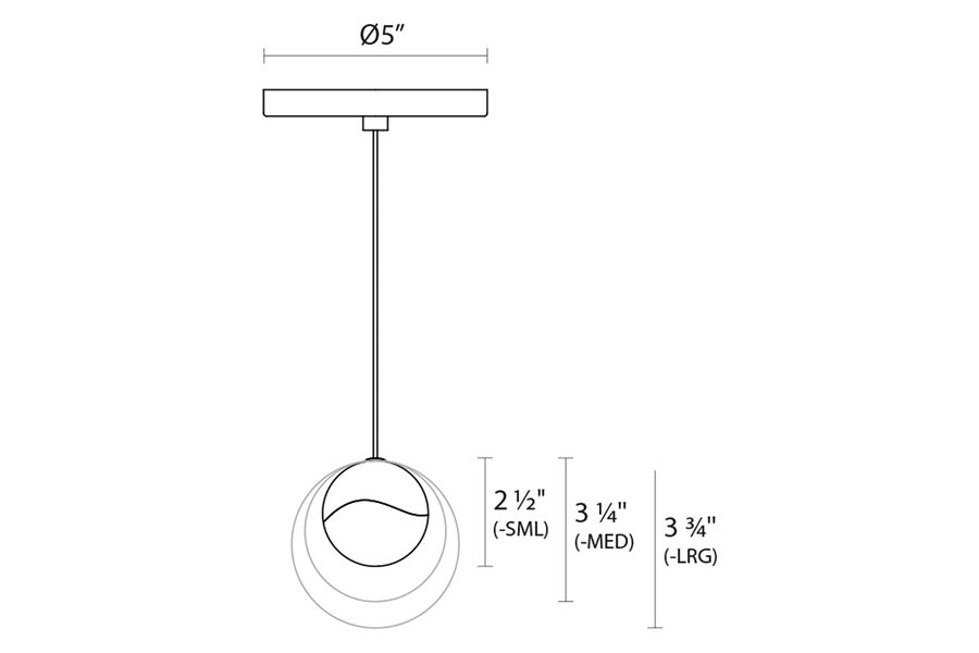 Sonneman - Grapes LED Single Pendant
