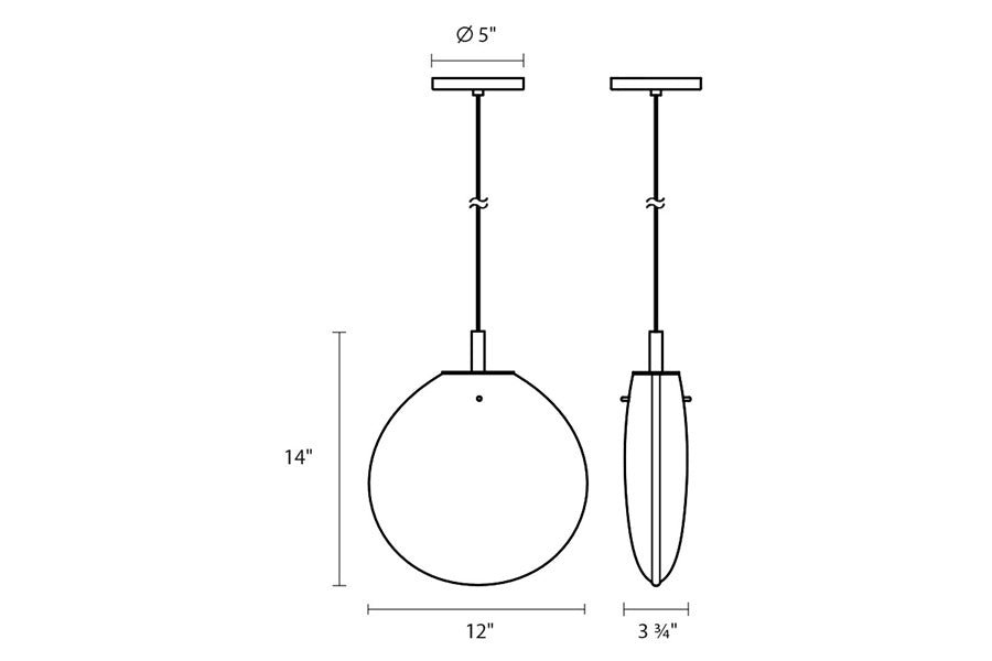 Sonneman - Cantina LED Single Pendant