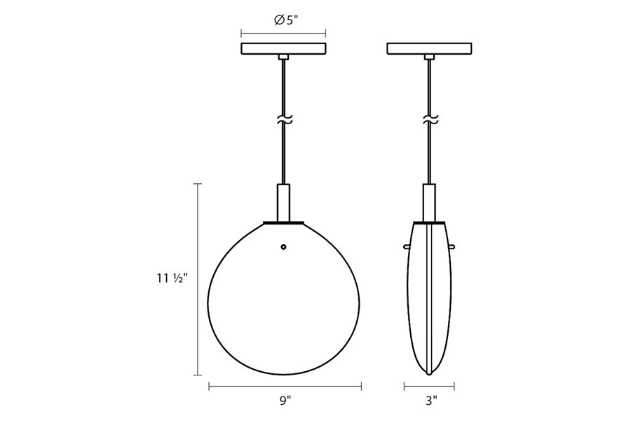 Sonneman - Cantina LED Single Pendant