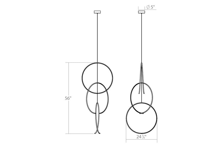 Sonneman - Torc LED Chandelier