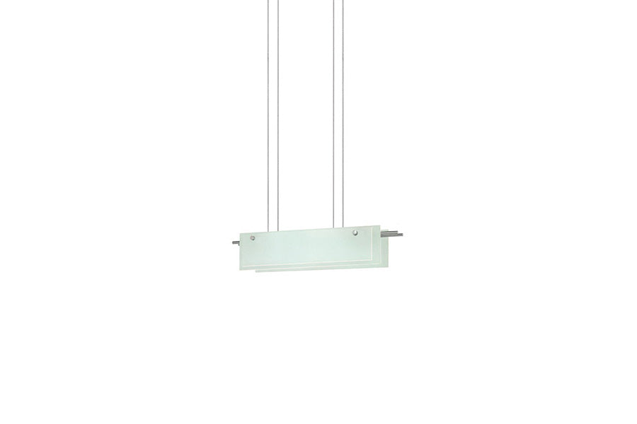 Sonneman - Suspended Glass Slim LED Pendant