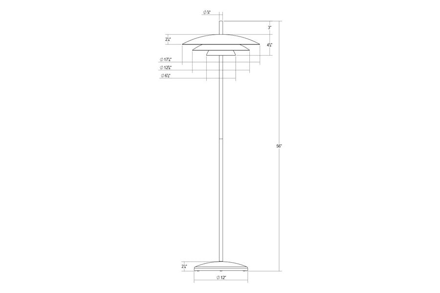 Sonneman - Shells Floor Lamp