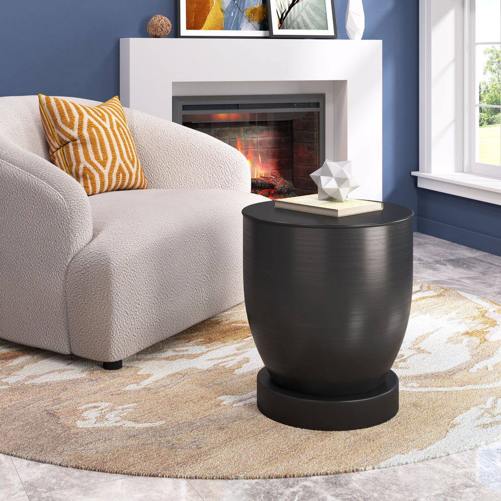 ZUO - Baku Side Table in Black