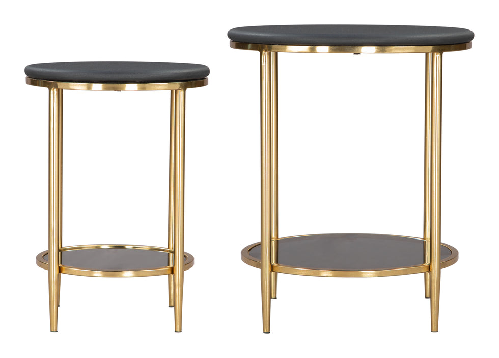 ZUO - Koper Coffee Table Set (2-Piece) in Black