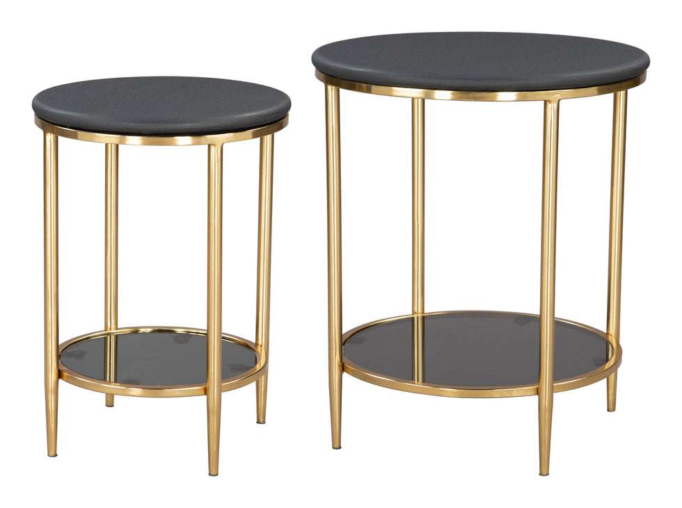 ZUO - Koper Coffee Table Set (2-Piece) in Black