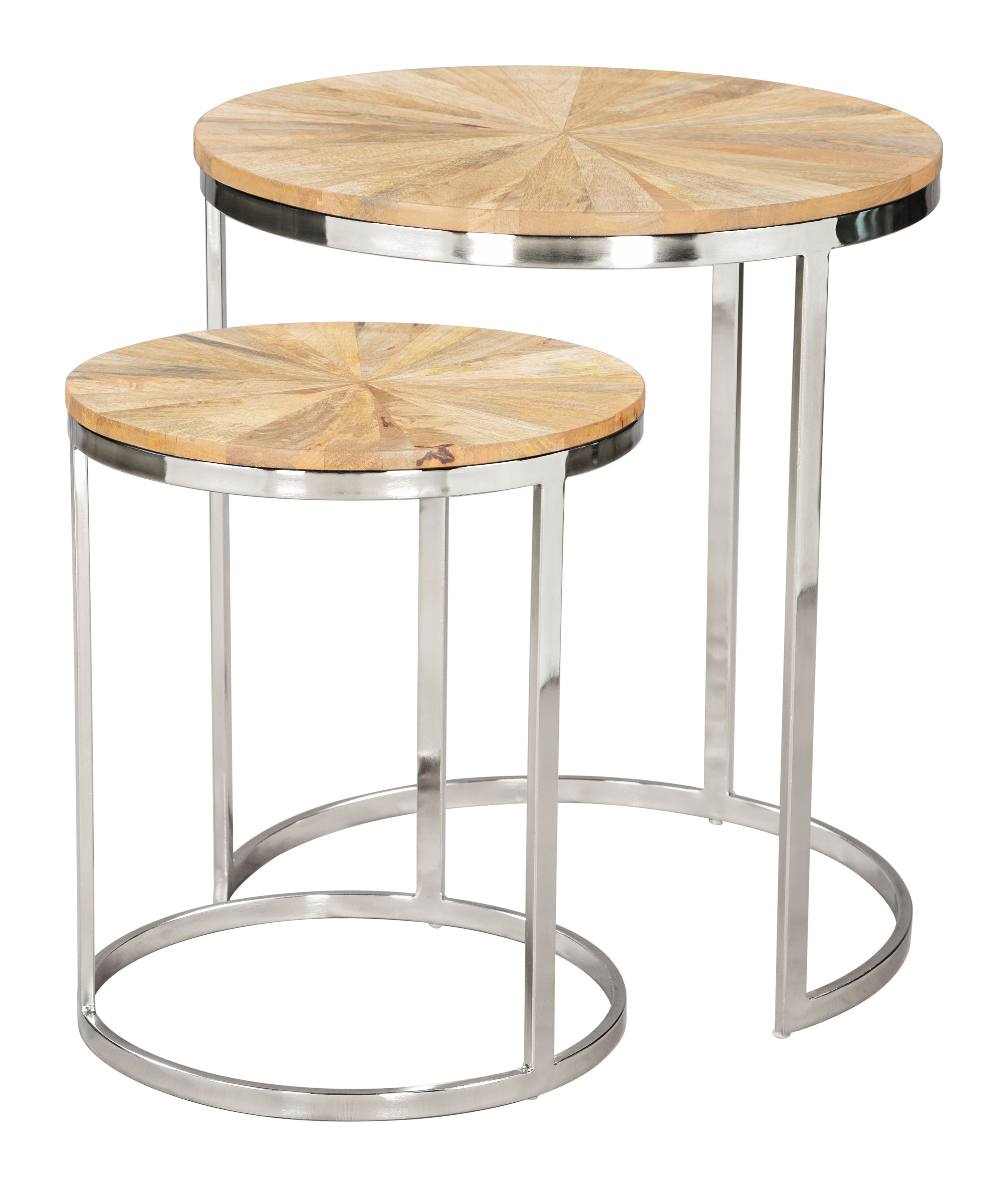 ZUO - Bari Nesting Table Set (2-Piece) in Natural