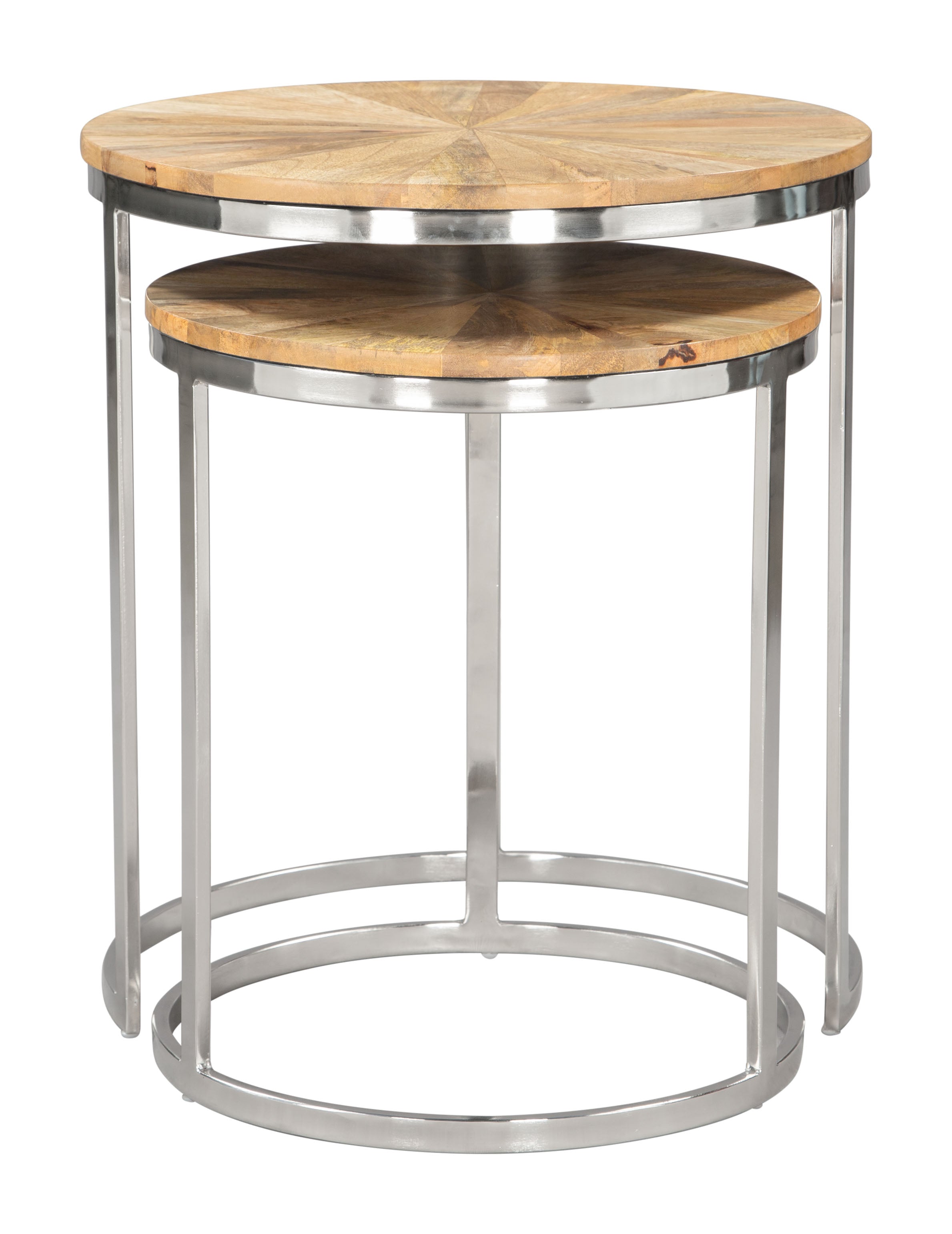 ZUO - Bari Nesting Table Set (2-Piece) in Natural