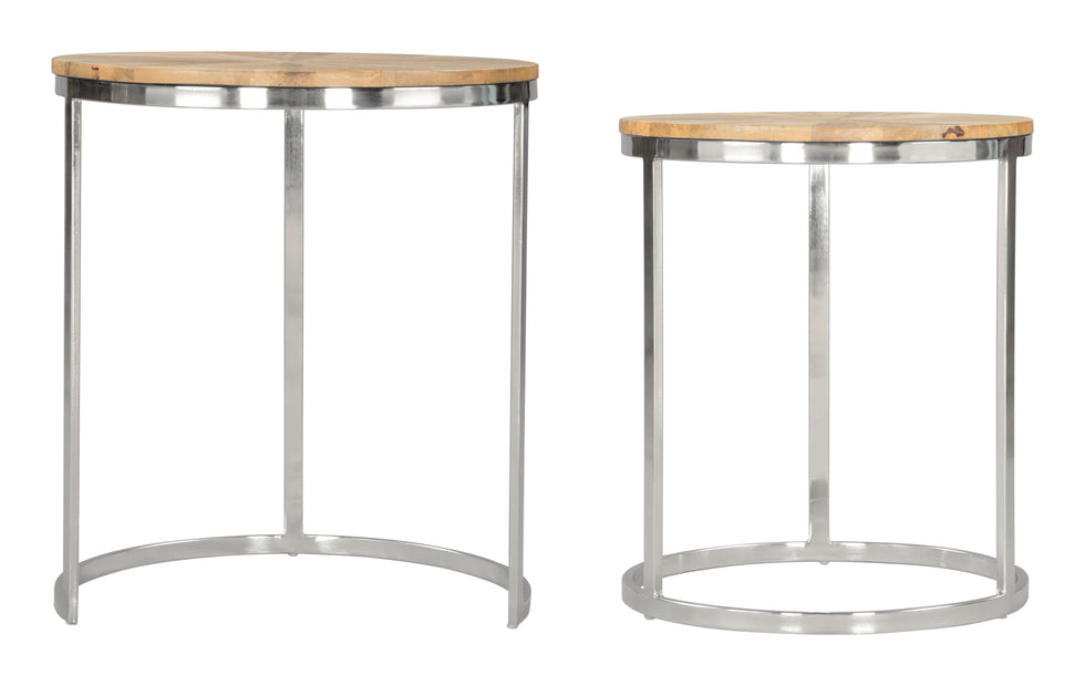 ZUO - Bari Nesting Table Set (2-Piece) in Natural