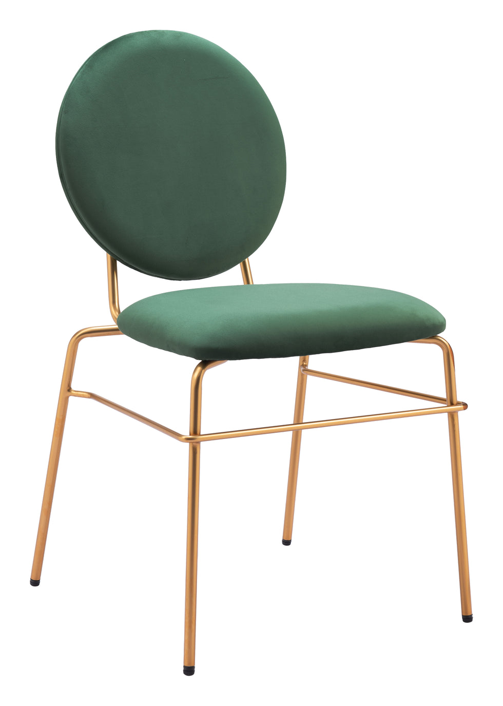 ZUO - Odessa Dining Chair (Set of 2) in Green/Gold