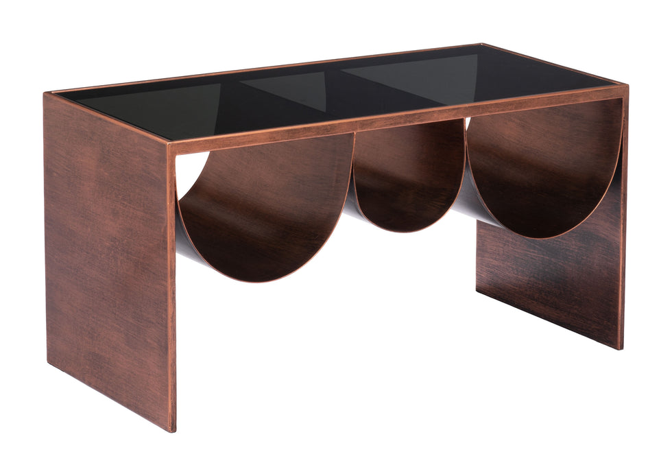 ZUO - Aveiro Coffee Table in Copper/Black