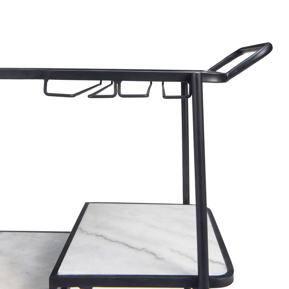 ZUO - Constanza Bar Cart in Black