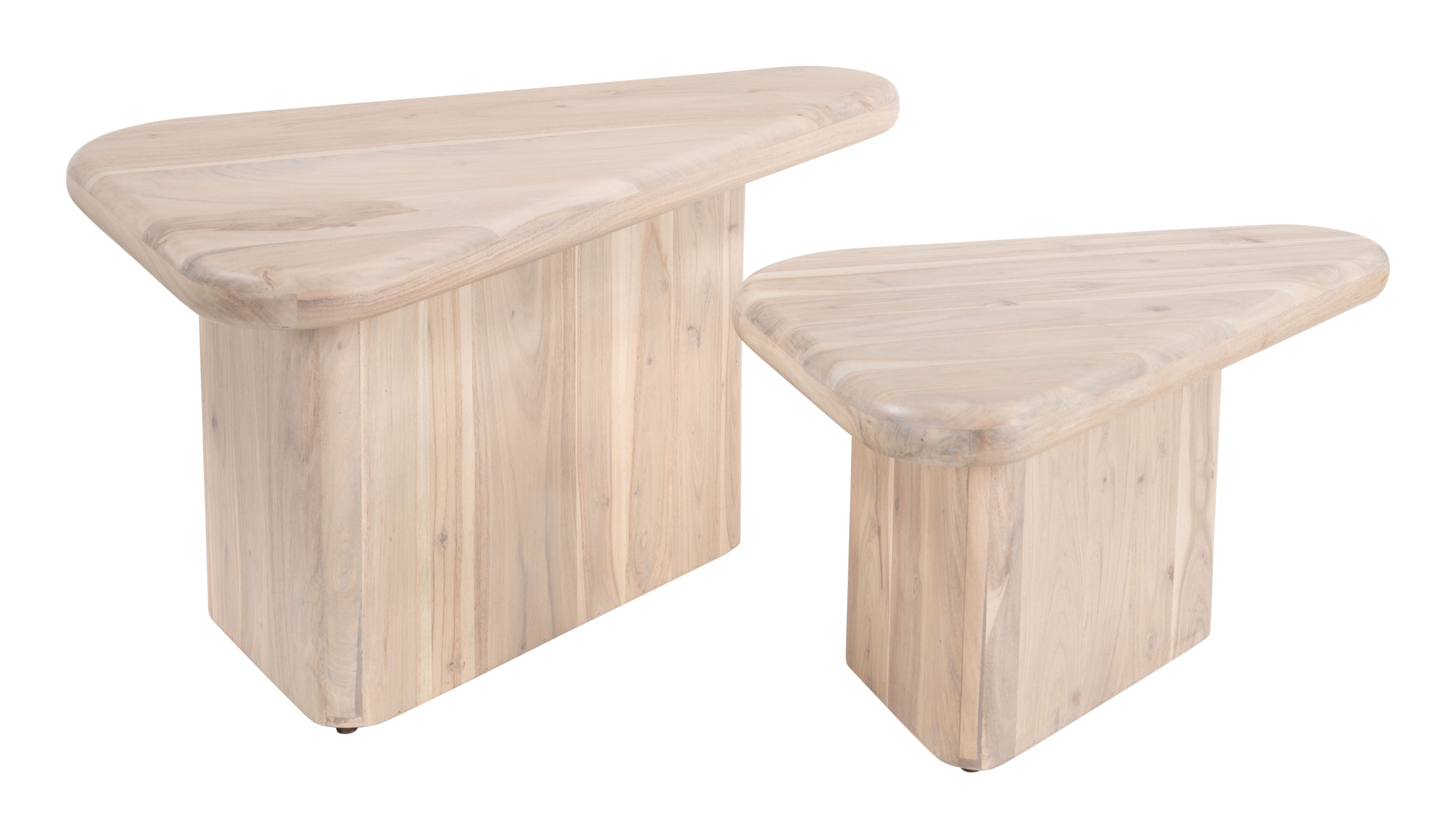 ZUO - Navidic Coffee Table Set (2-Piece) in Natural
