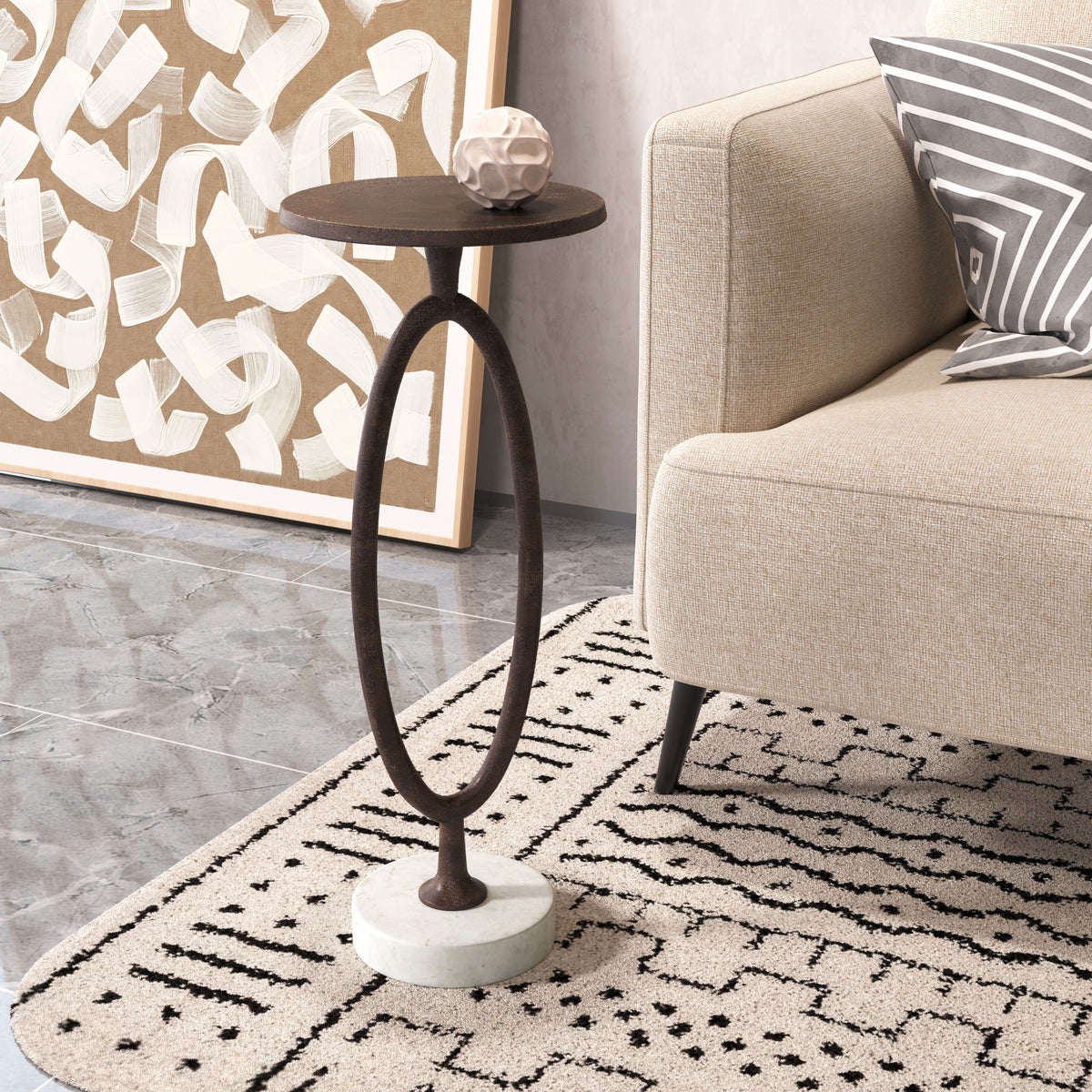 ZUO - Bonita Accent Table in Bronze
