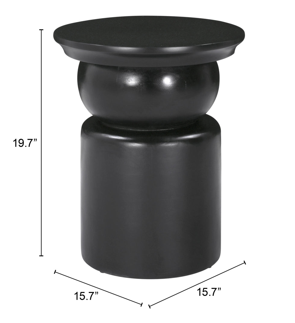 ZUO - Colombo Side Table in Black