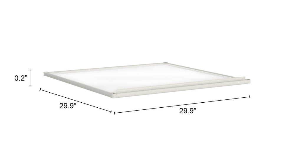 ZUO - Adjustable Shelf in Light Gray