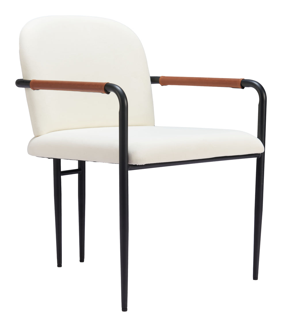 ZUO - Sibu Dining Chair (Set of 2) in Cream