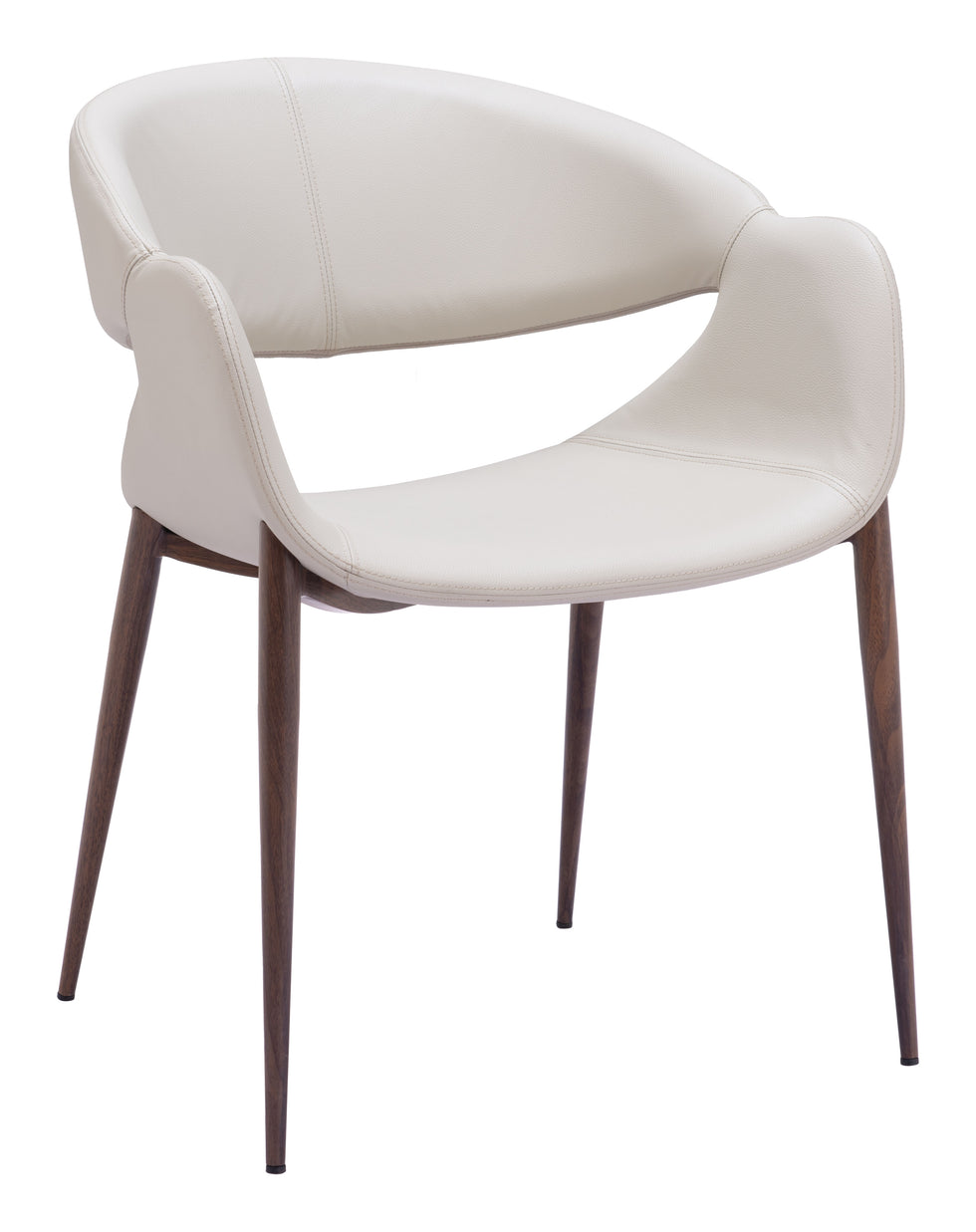 ZUO - Limay Dining Chair (Set of 2) in Beige/Walnut