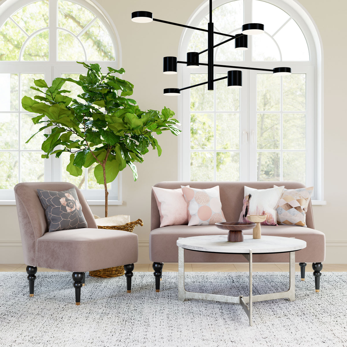 ZUO - Bintulu Loveseat in Taupe