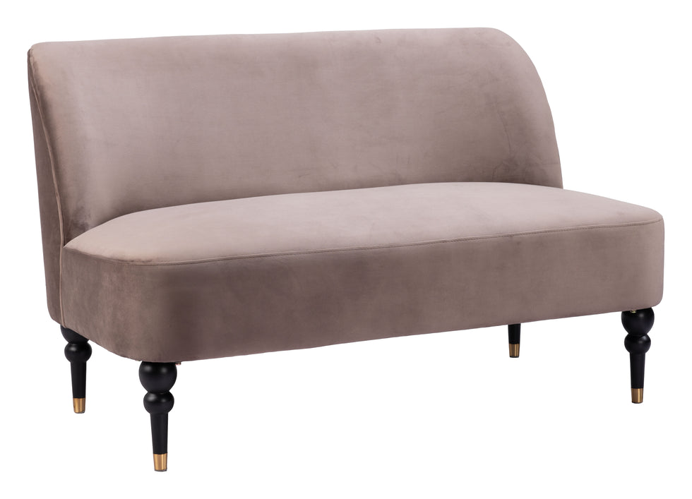 ZUO - Bintulu Loveseat in Taupe