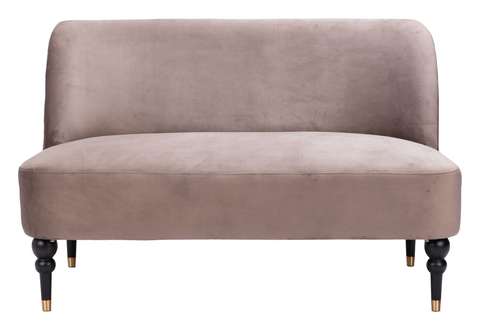 ZUO - Bintulu Loveseat in Taupe