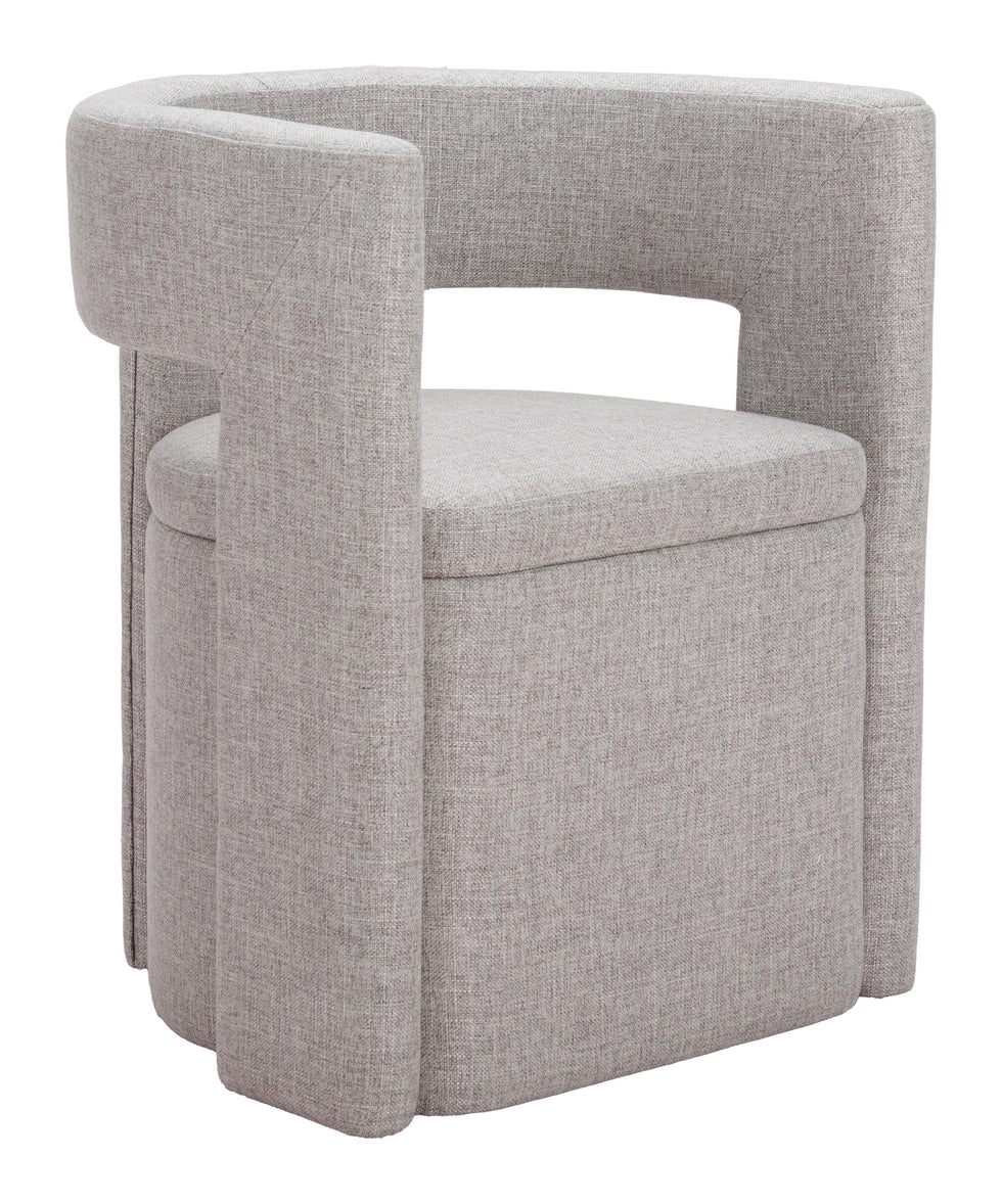 ZUO - Papua Dining Chair in Gray