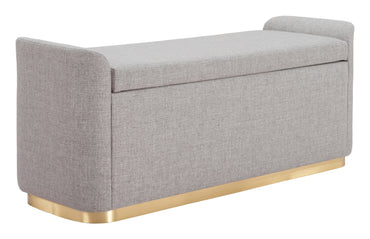 ZUO - Dobo Storage Bench in Gray