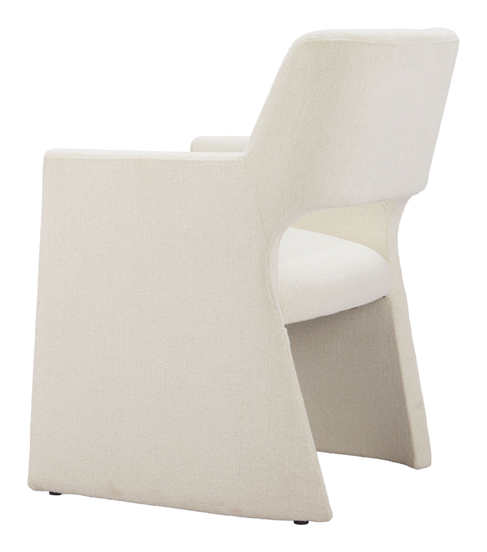 ZUO - Minet Dining Chair in Linen White