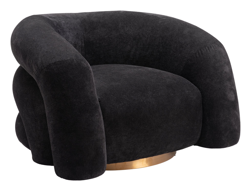 ZUO - Havn Accent Chair in Black