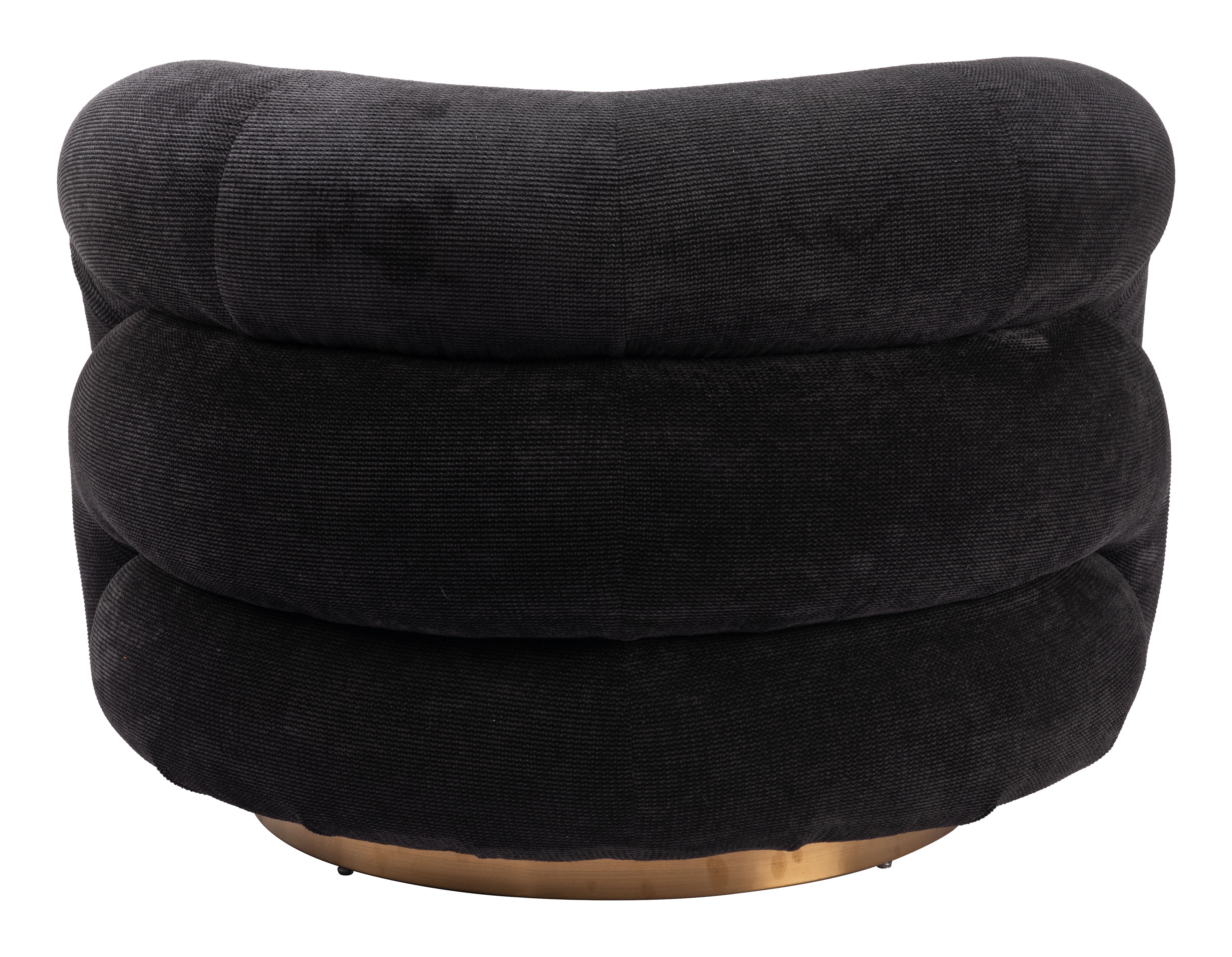 ZUO - Havn Accent Chair in Black