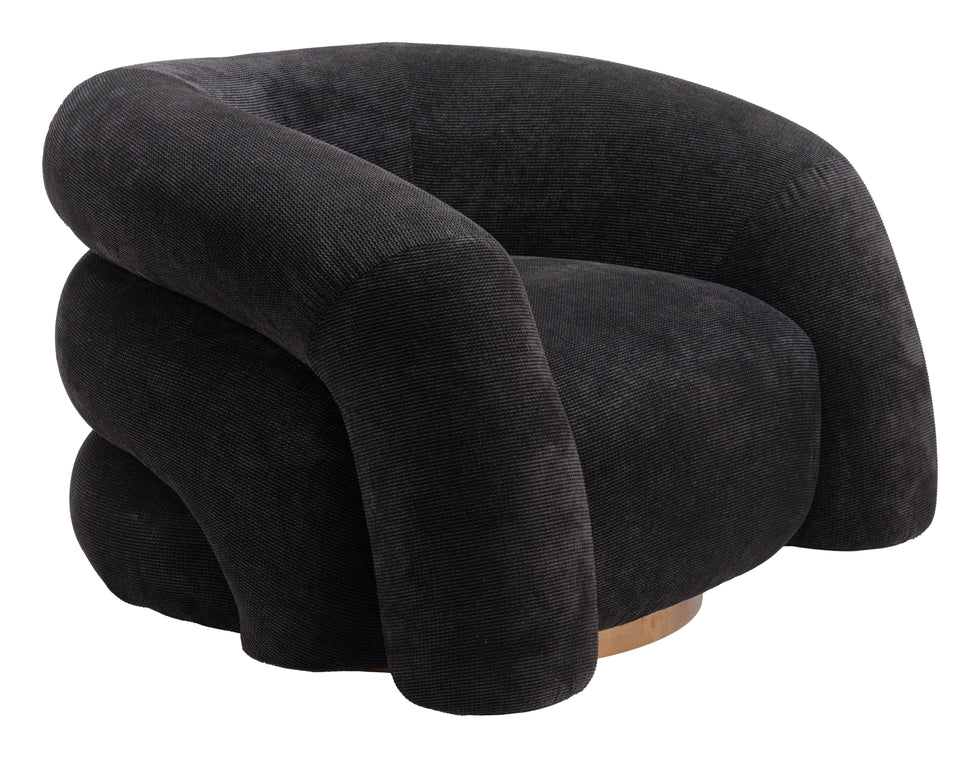 ZUO - Havn Accent Chair in Black