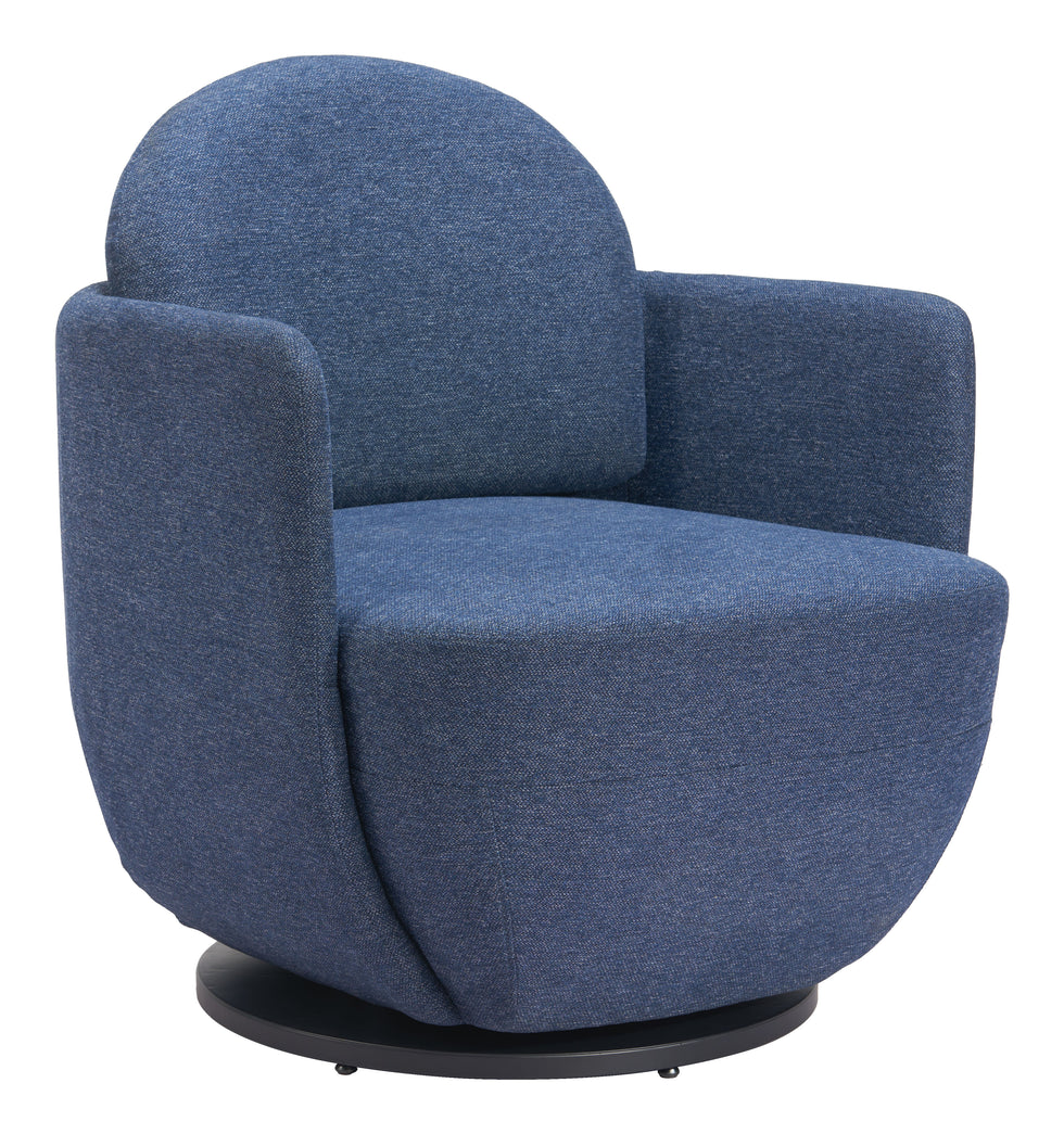 ZUO - Bant Swivel Chair in Blue