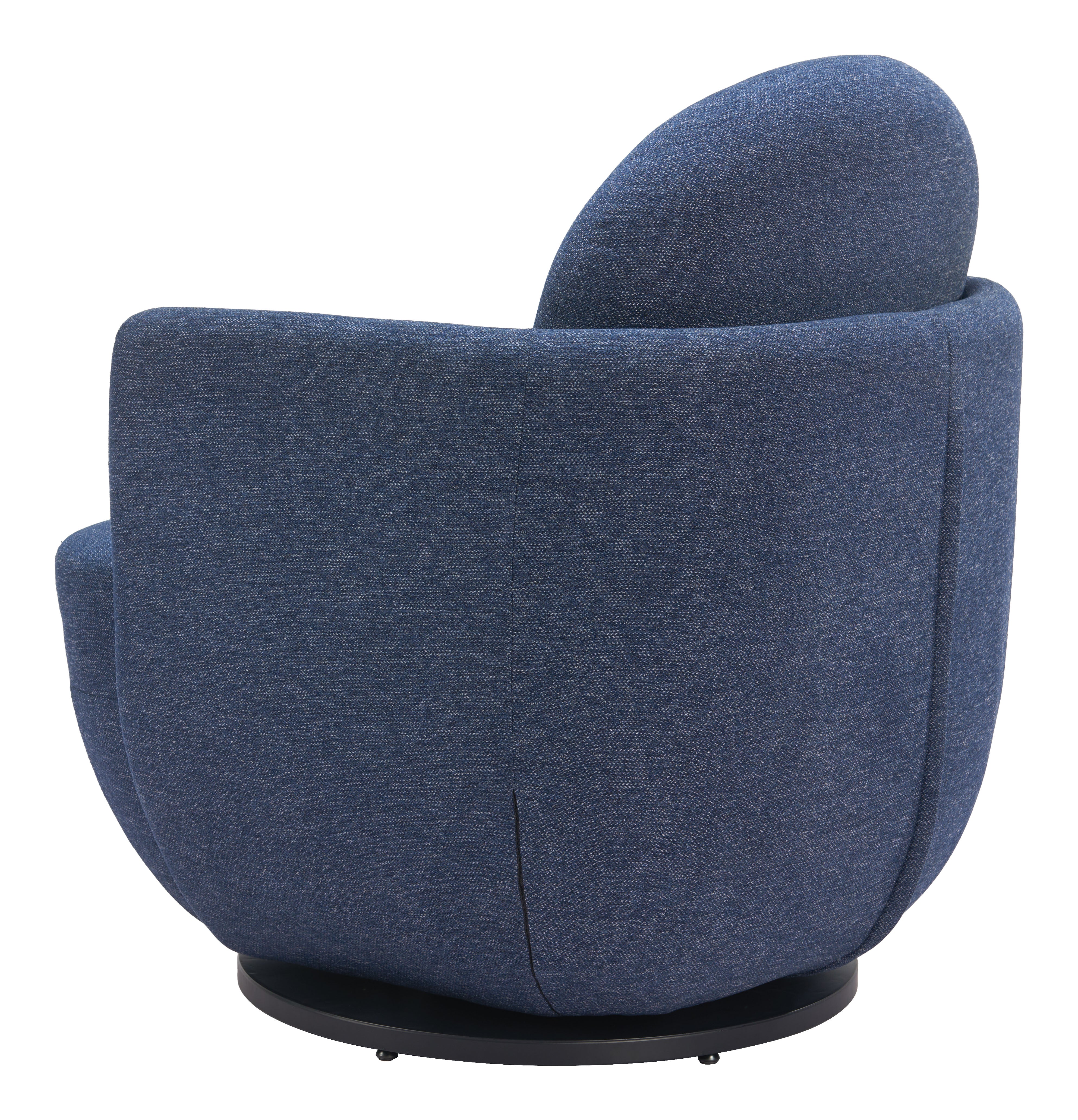 ZUO - Bant Swivel Chair in Blue