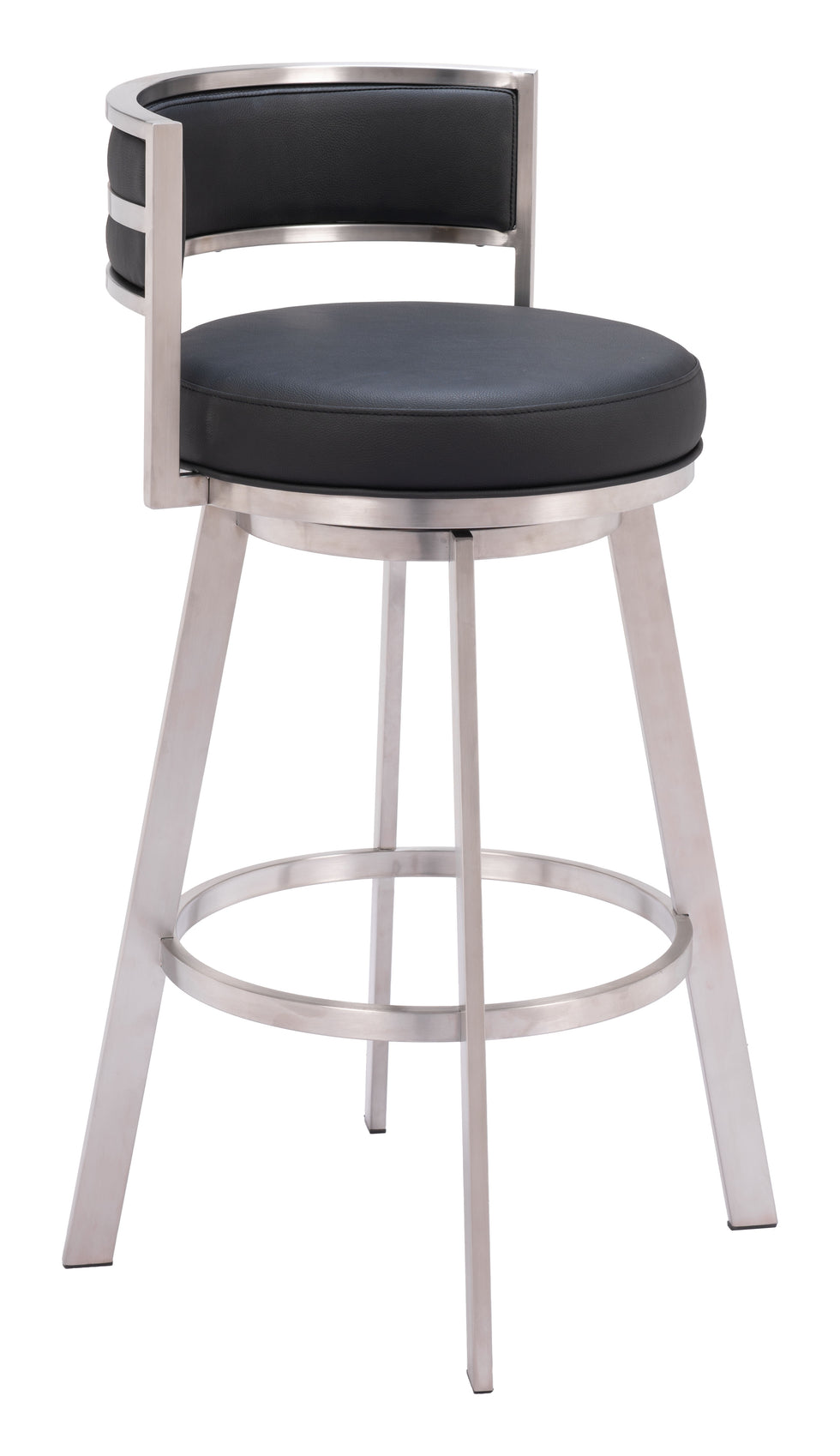 ZUO - Gimsby Swivel Barstool in Black