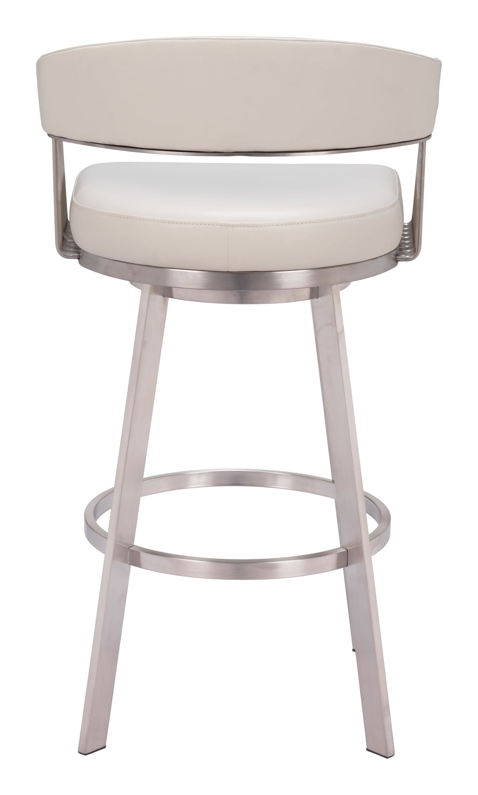 ZUO - Bantry Swivel Barstool in White