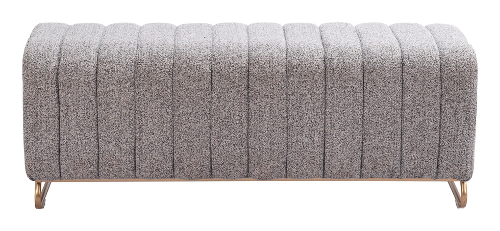 ZUO - Pender Bench in Stone Gray