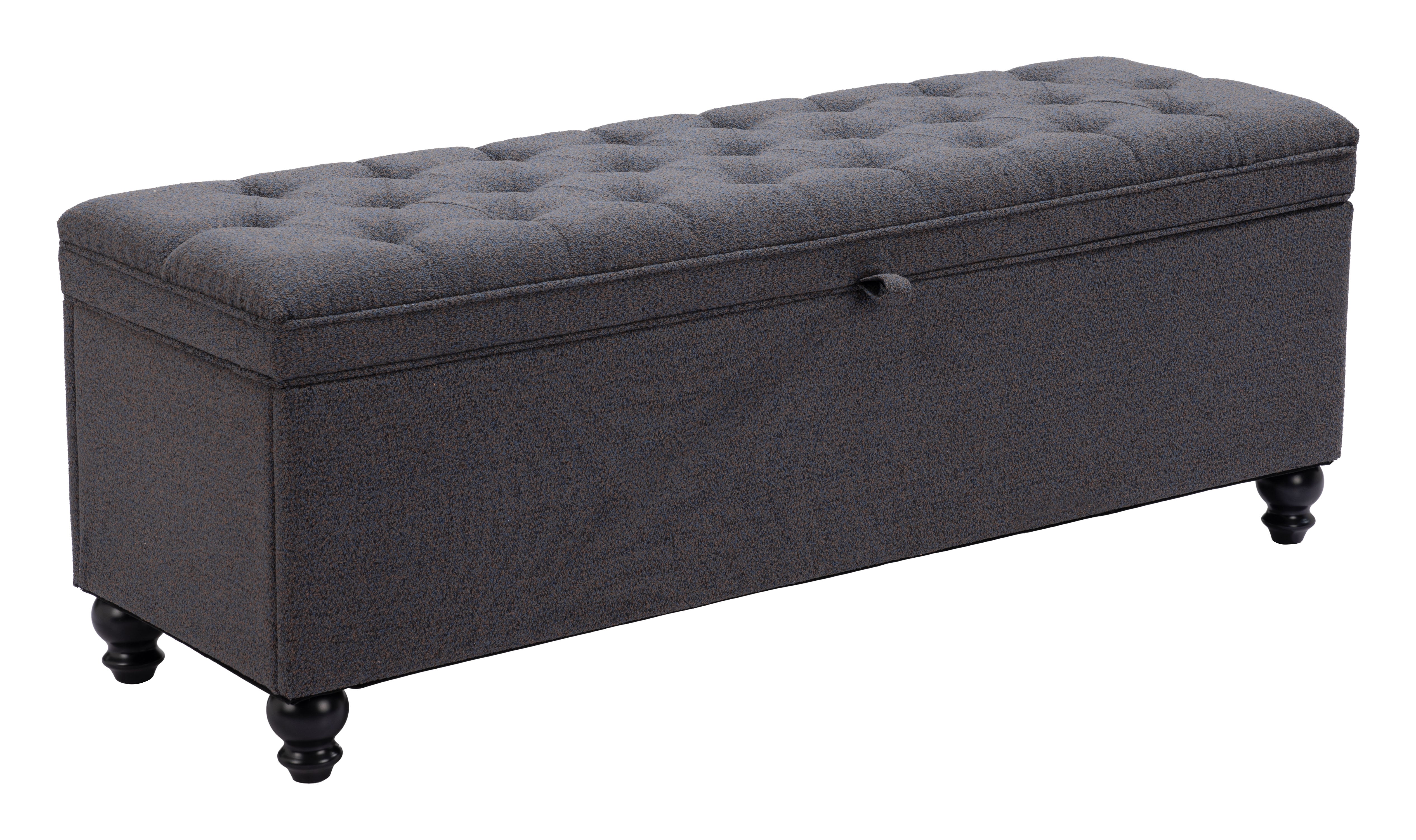 ZUO - Halifax Storage Bench in Gravel Gray