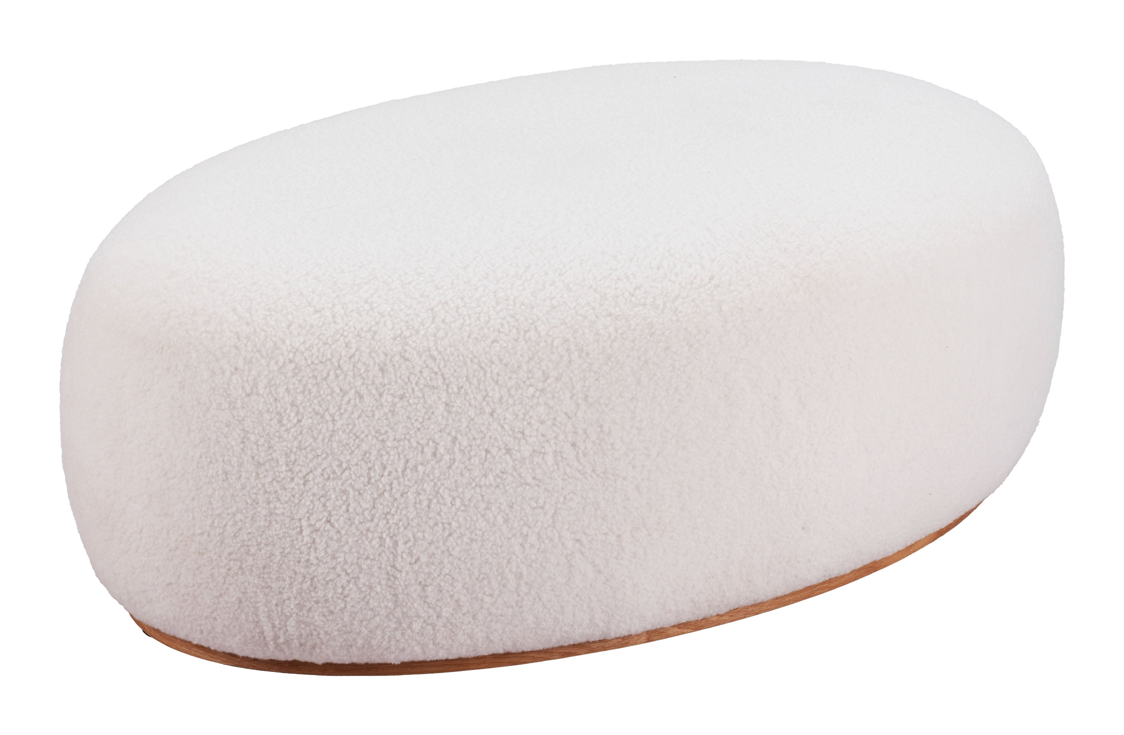 ZUO - Amber Ottoman in Cream